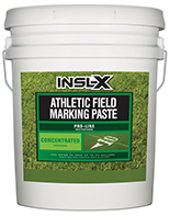 The Paint Bucket Athletic Field Marking Paste is specifically designed for use on natural or artificial turf, concrete, and asphalt as a semi-permanent coating for line marking or artistic graphics.

This is a concentrate to which water must be added for use
Fast drying, highly reflective field marking paint
For use on natural or artificial turf
Can also be used on concrete or asphalt
Semi-permanent coating
Ideal for line marking and graphicsboom