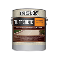 The Paint Bucket TuffCrete Solvent Acrylic Waterproofing Concrete Stain is a solvent-borne acrylic concrete stain designed for deep penetration into concrete surfaces. With excellent adhesion, this product delivers outstanding durability in a low-sheen, matte finish that helps to hide surface defects.

Excellent adhesion
Durable low sheen finish
Color fade resistant
Quick drying
Deep concrete penetration
Superior wear resistance
Apply in one coat as a stain or two coats as an opaque coatingboom